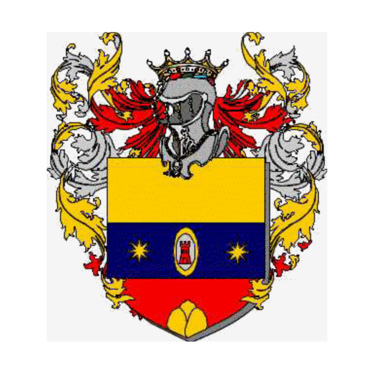 Coat of arms of family Plaisanti