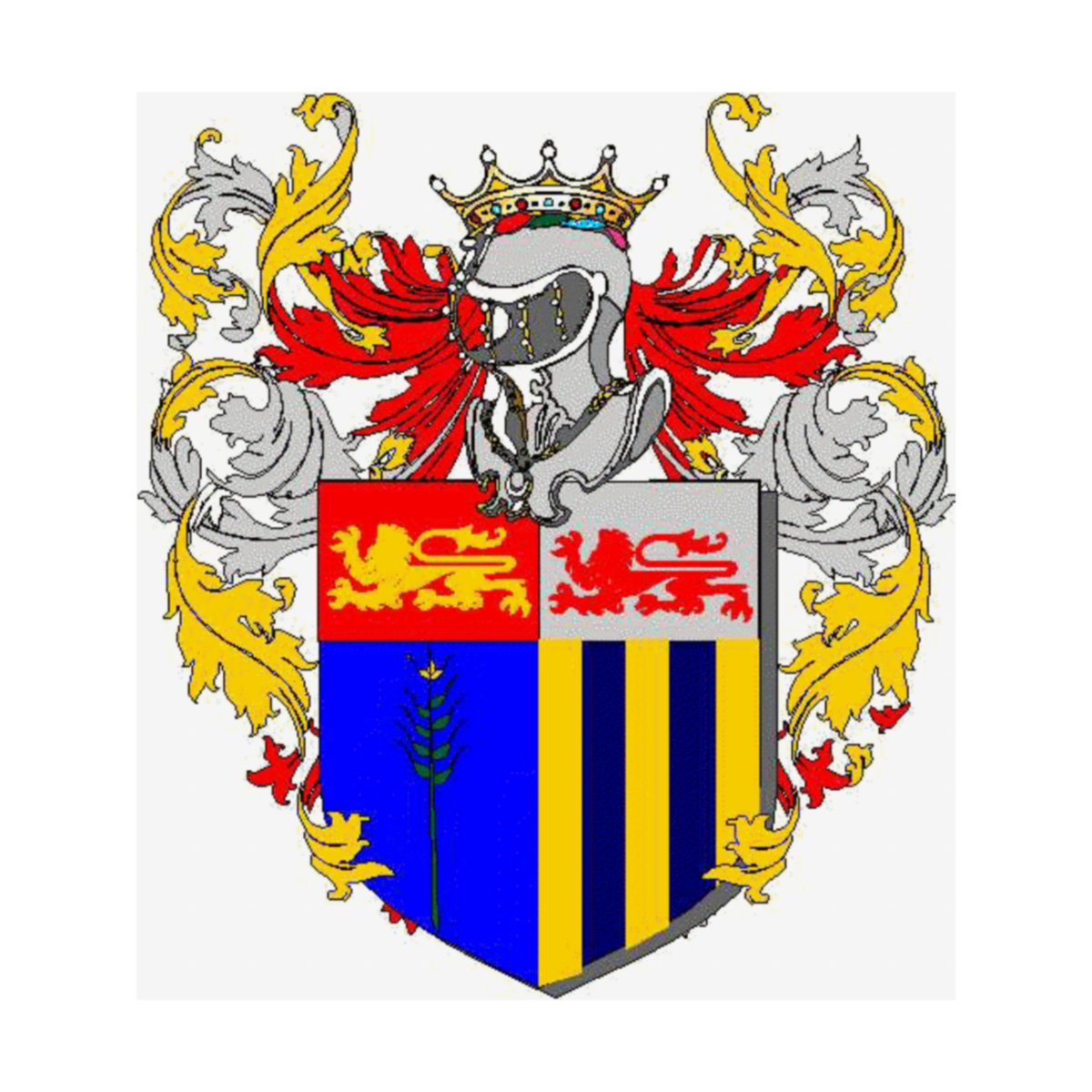 Coat of arms of family Zardini