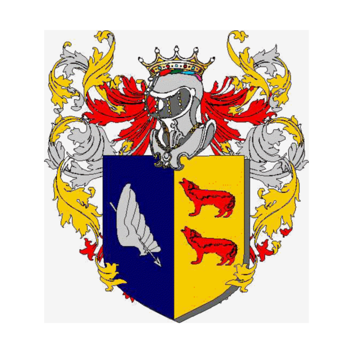Coat of arms of family Ughetta