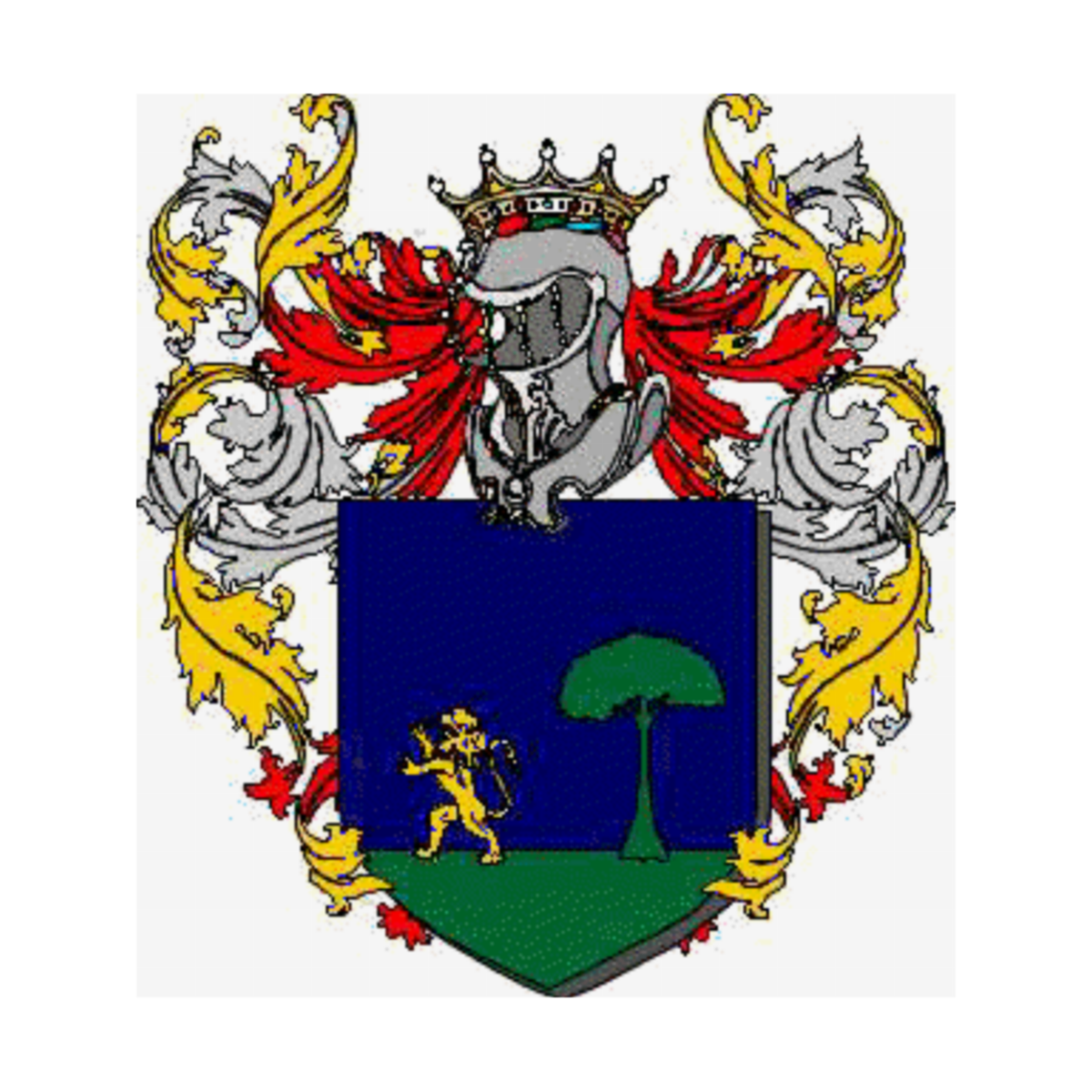 Coat of arms of family Romaro