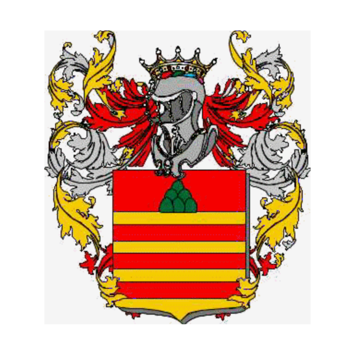 Coat of arms of family Saretti