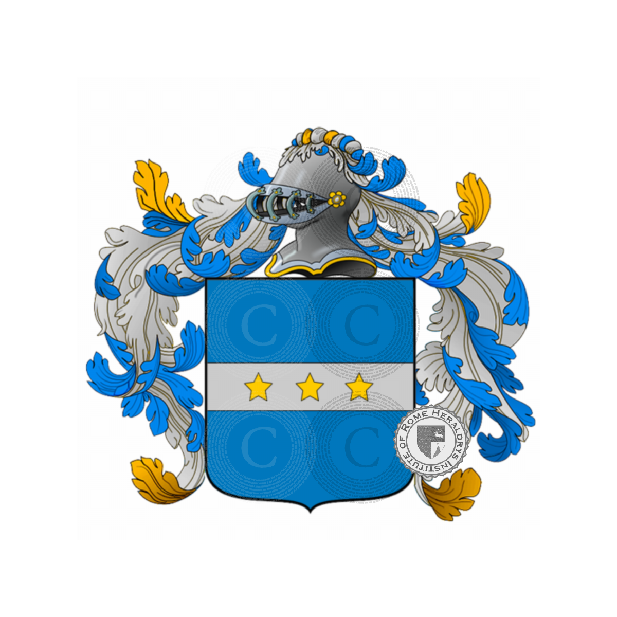 Escudo de la familia Ruggeri Laderchi