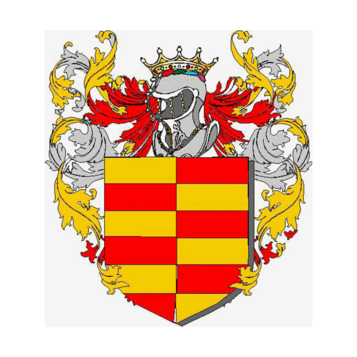 Coat of arms of family Serraglia