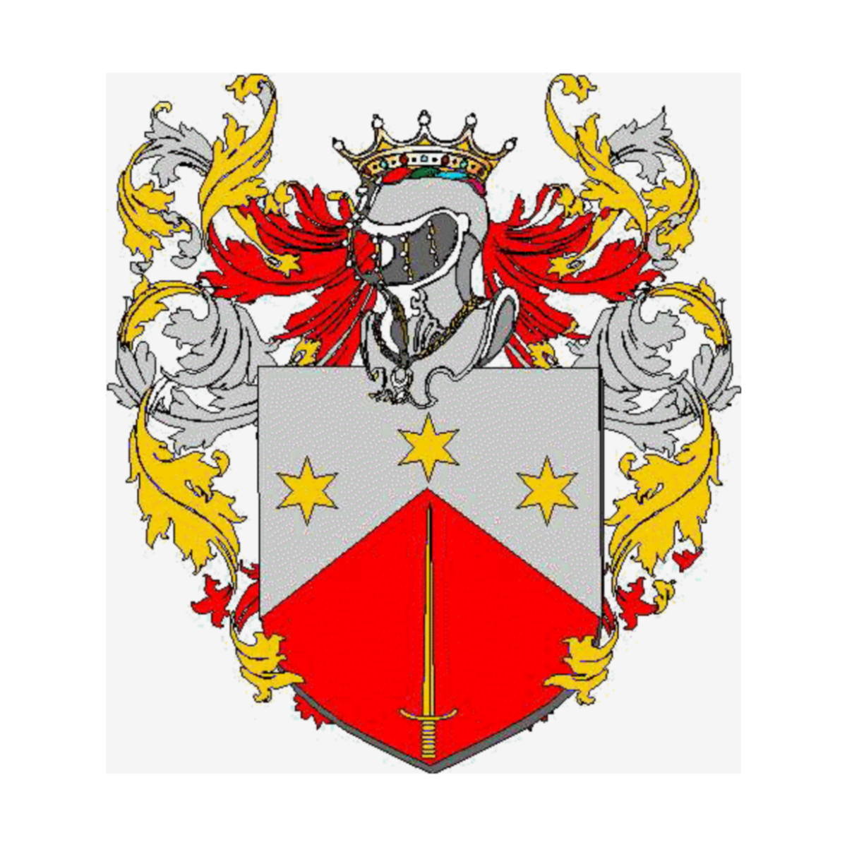 Coat of arms of family Petacca