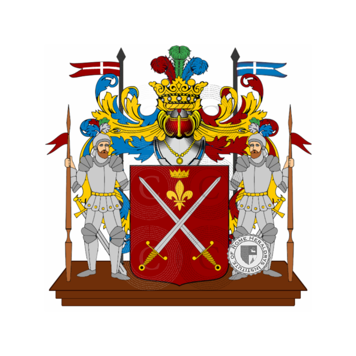 Coat of arms of family Zarrozzini