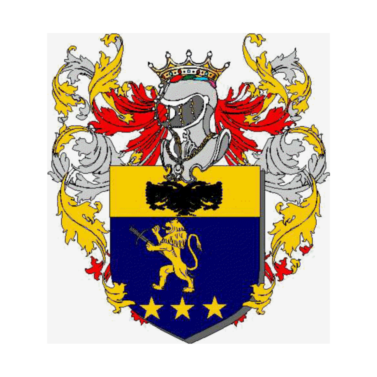 Coat of arms of family Mantovanelli