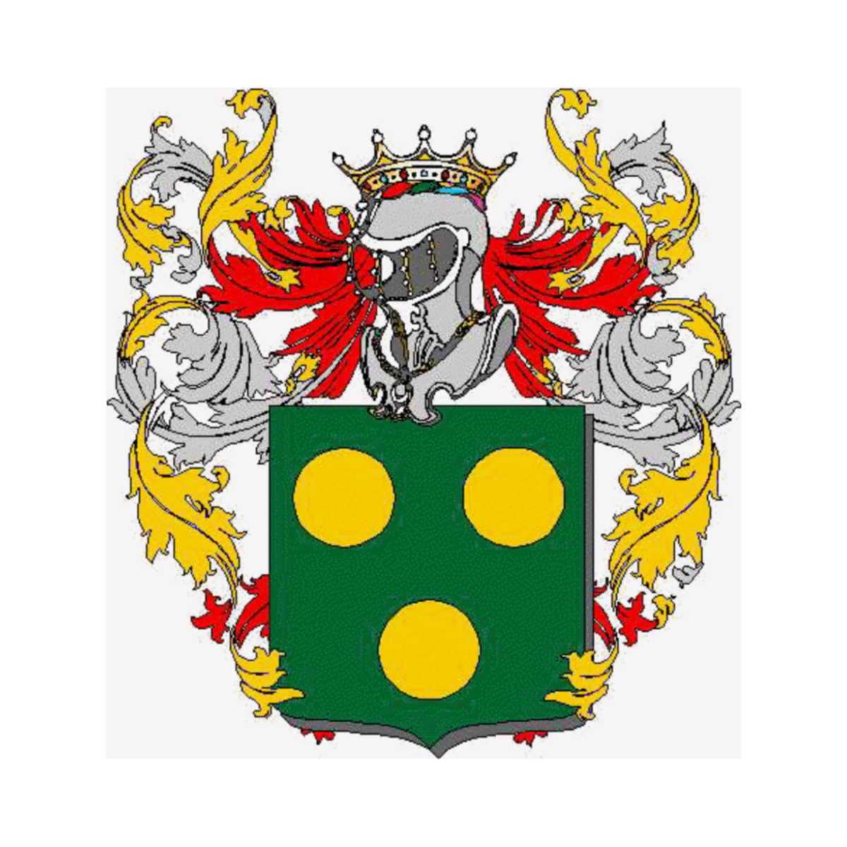 Coat of arms of family Mondinelli