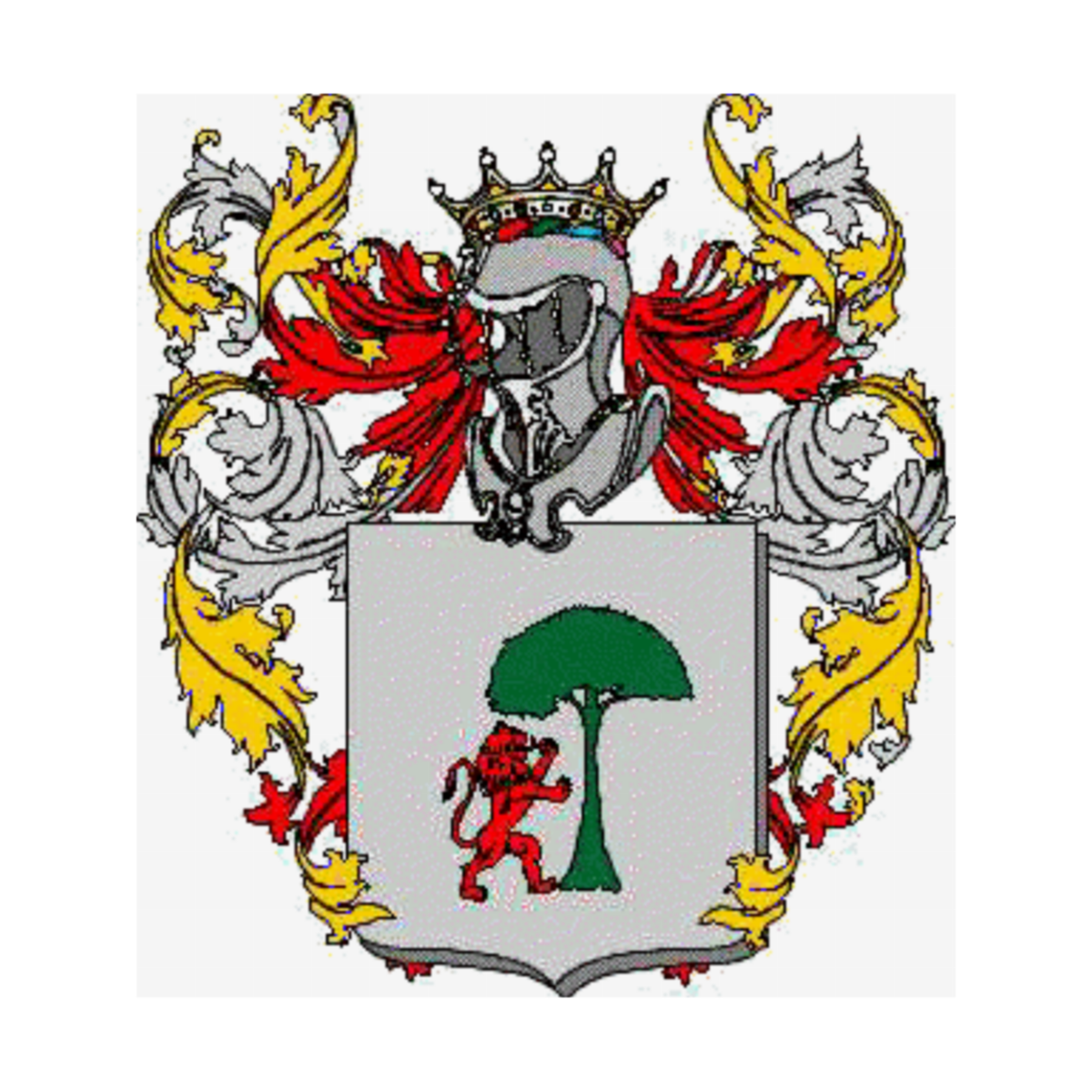 Coat of arms of family Valsecca