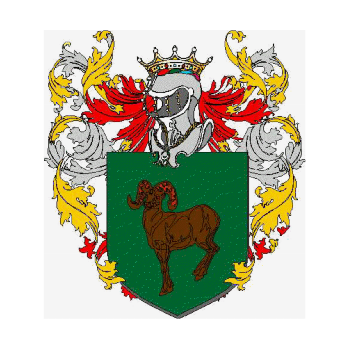 Coat of arms of family Borgna