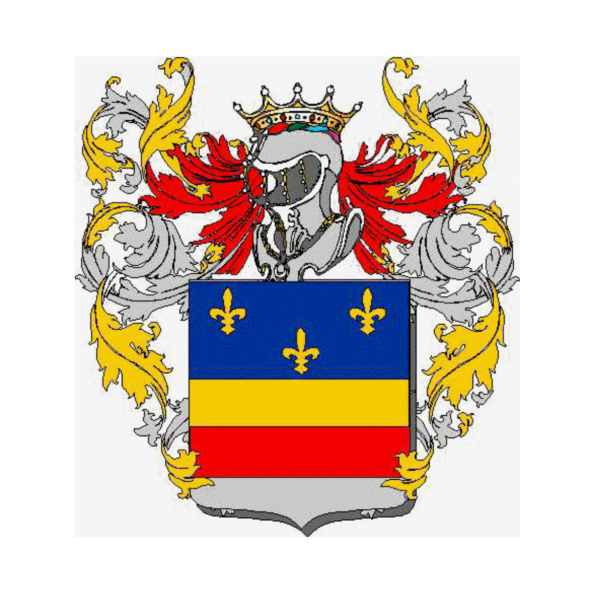 Coat of arms of family, Borgia Mandolini Meniconi