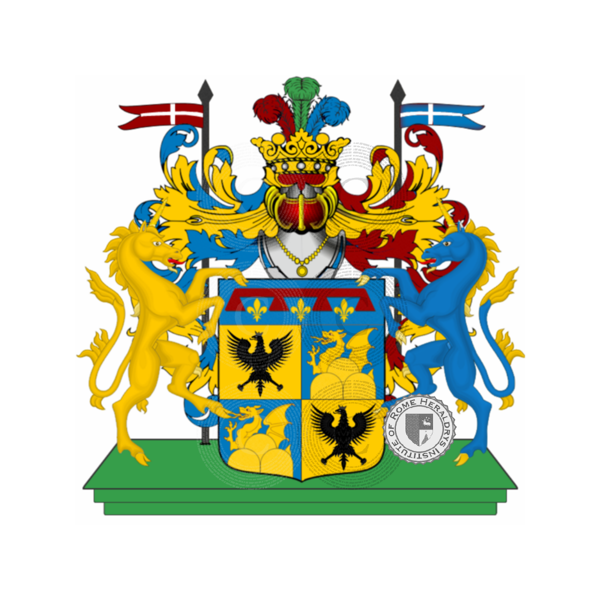 Coat of arms of familyserra