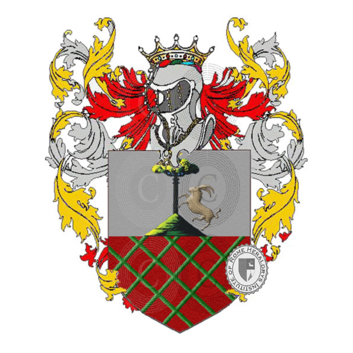 Wappen der FamiliePiazzoni
