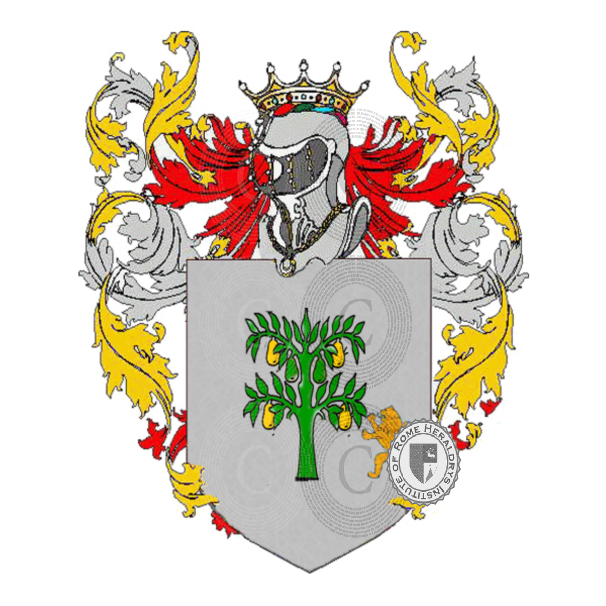 Escudo de la familiaPerini, Perini Brancadori,Perini della Roncola