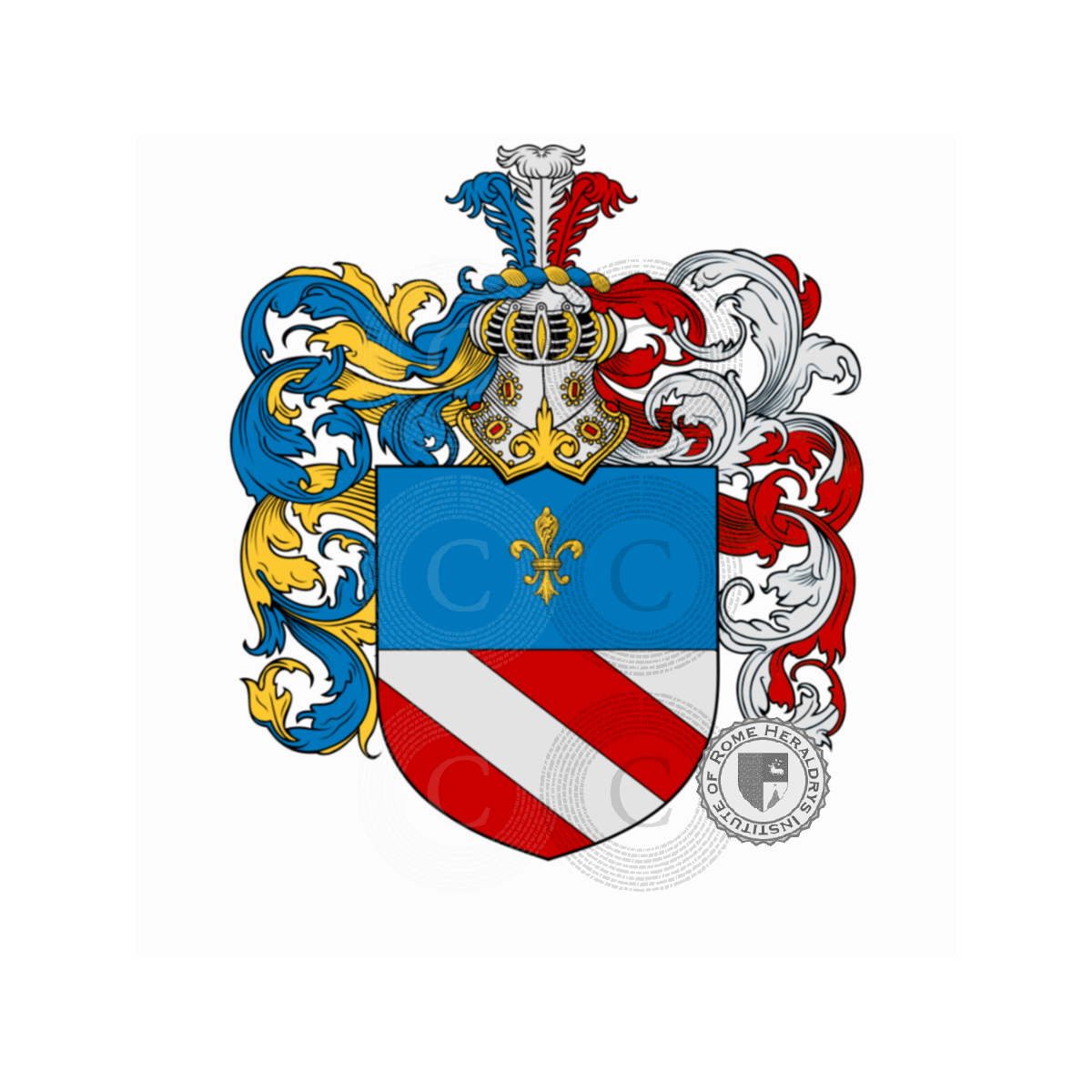 Wappen der FamiliePadovani, Padovani,Pavanini