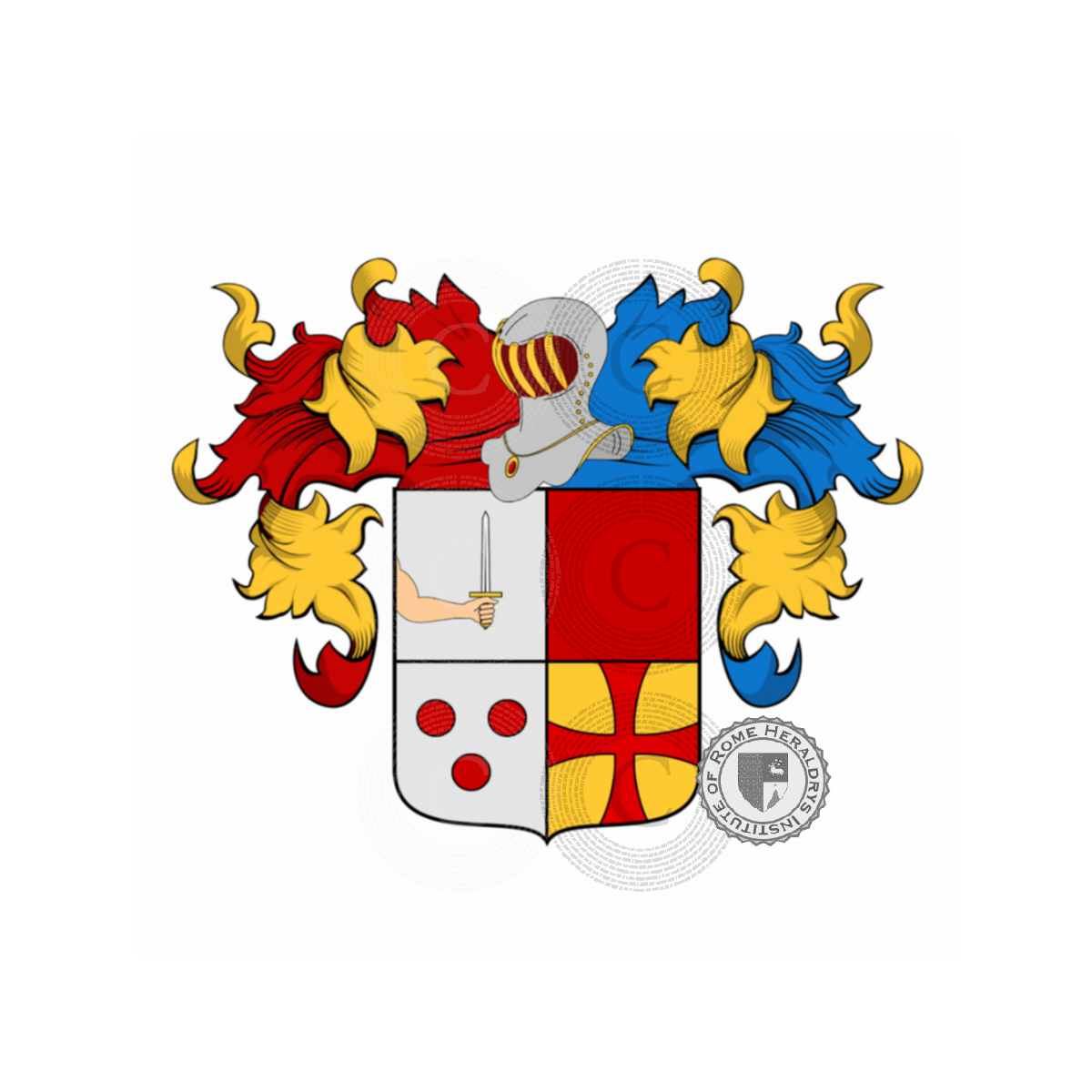 Escudo de la familiaRuggieri, de Rogerijs,Ruggieri