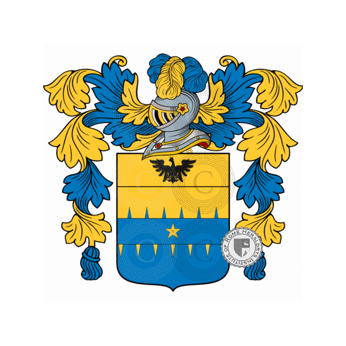 Coat of arms of familyTamburelli, Tamburrelli