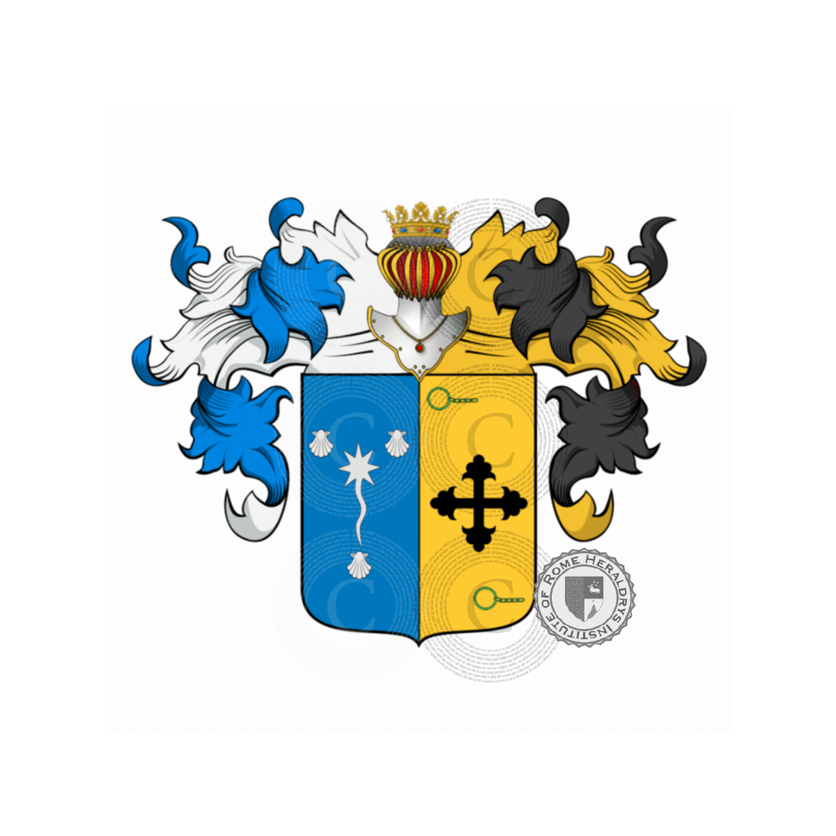 Wappen der FamilieGreco Scribani