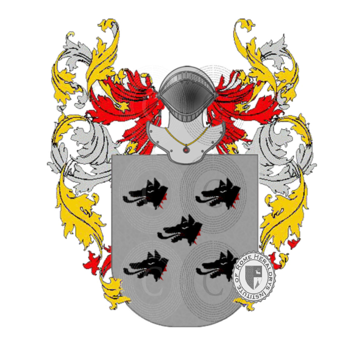 Wappen der Familiepossa    