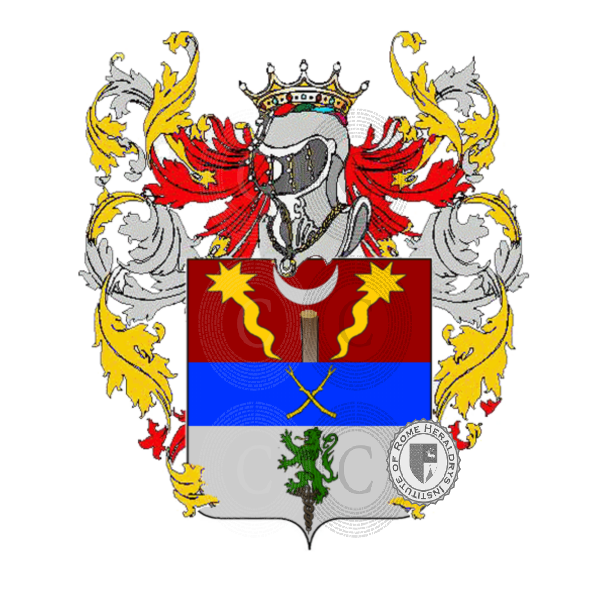 Coat of arms of familyambrosi de magistris    