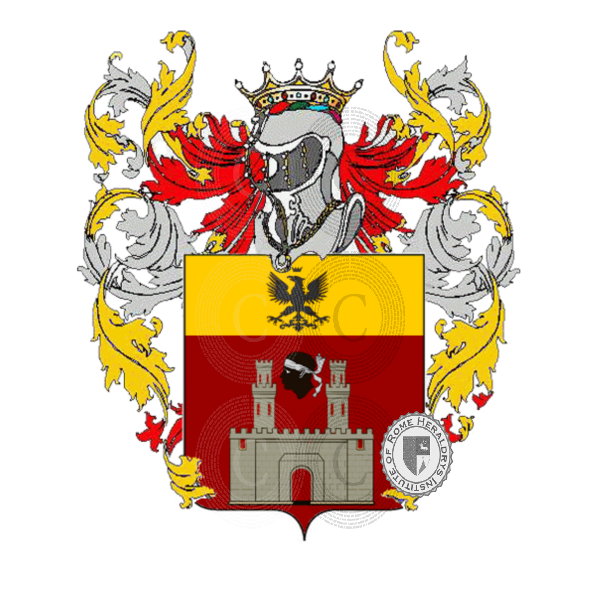 Coat of arms of familypagano        
