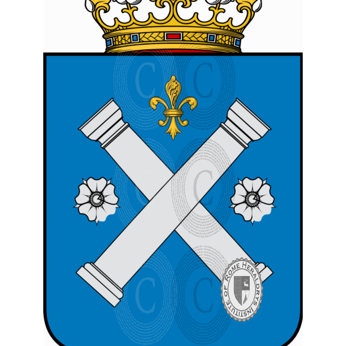 Escudo de la familiaMaiorana,  Majorana, Maiorano o Majorano, Maiorano,Majorana