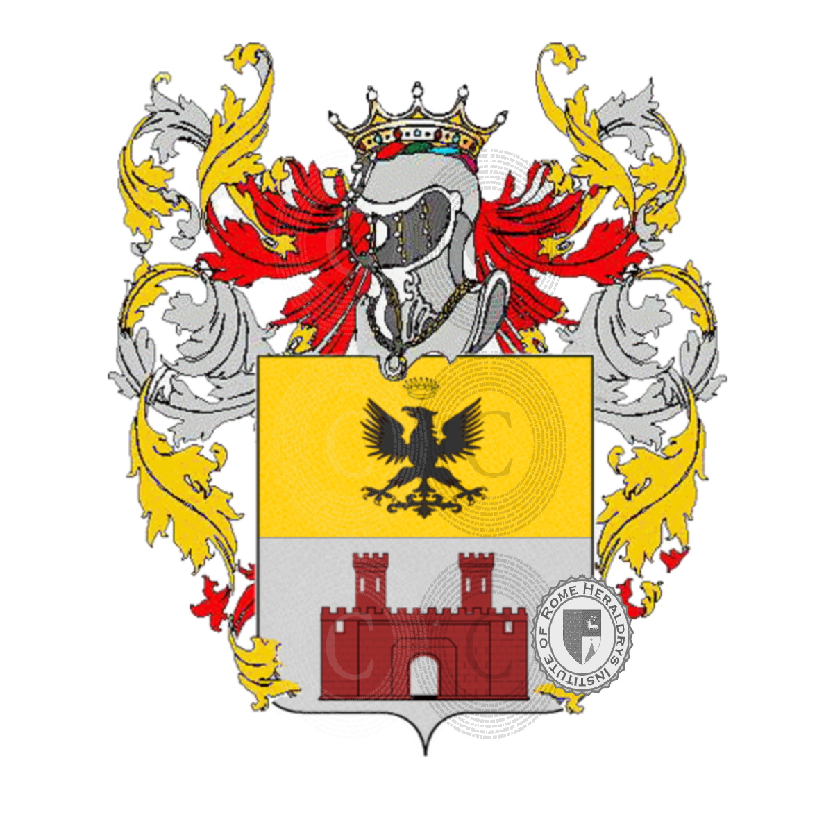 Coat of arms of familyottolini    