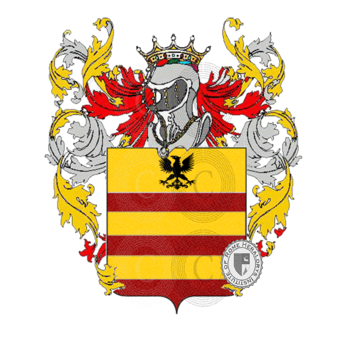 Wappen der Familieisola        