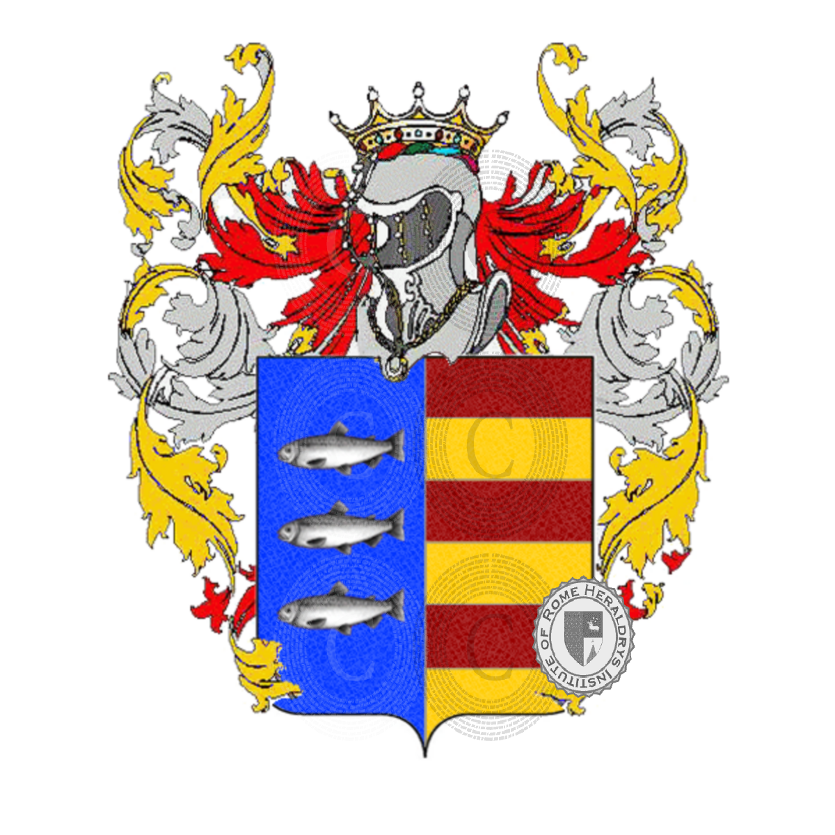 Wappen der Familiepescioli    