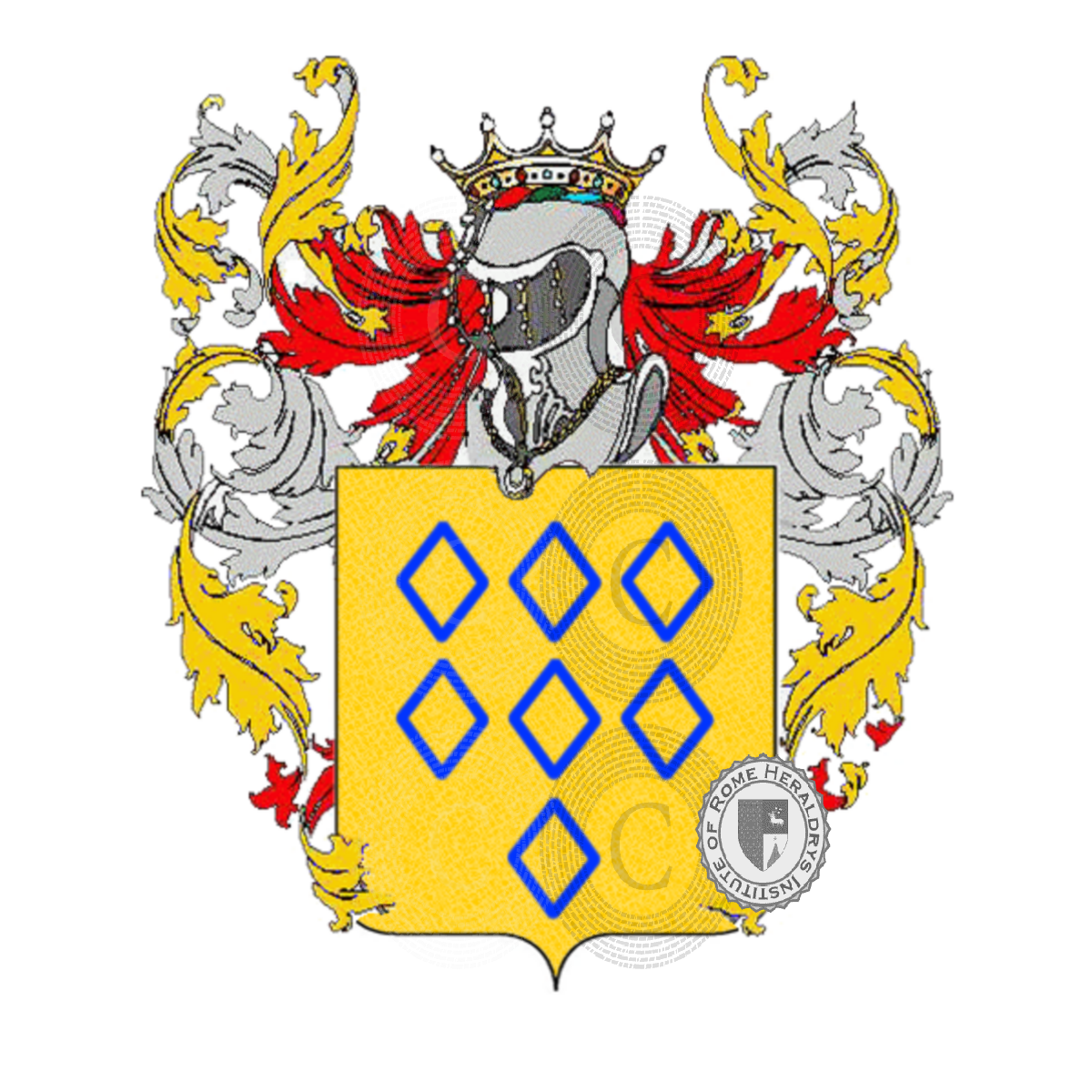 Coat of arms of familyroncherais    