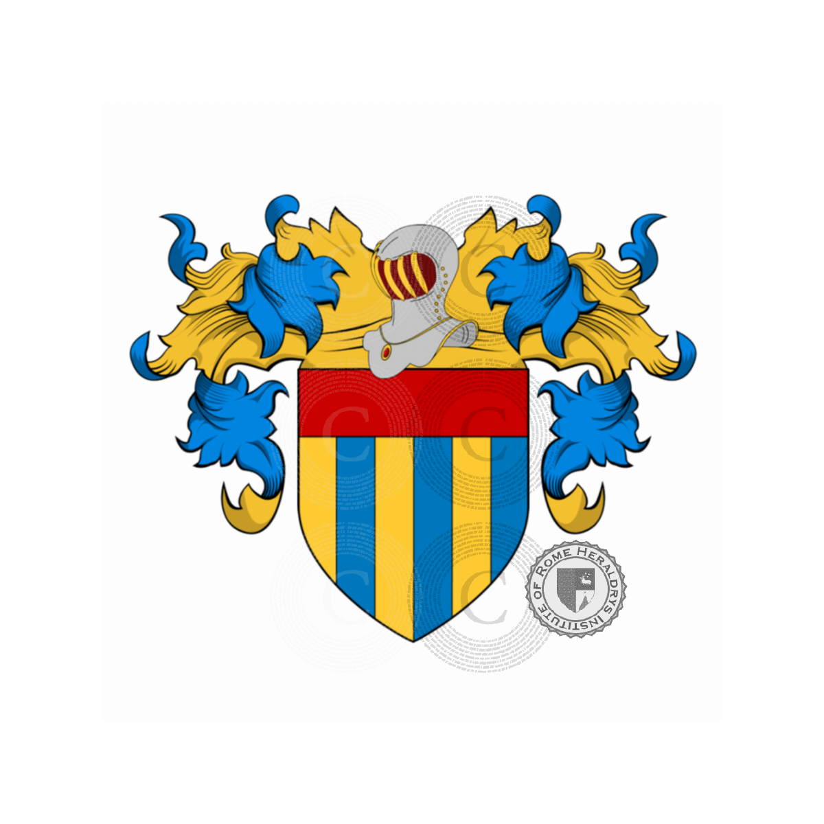 Escudo de la familiaPriuli, de Priori,Prioli,Priuli