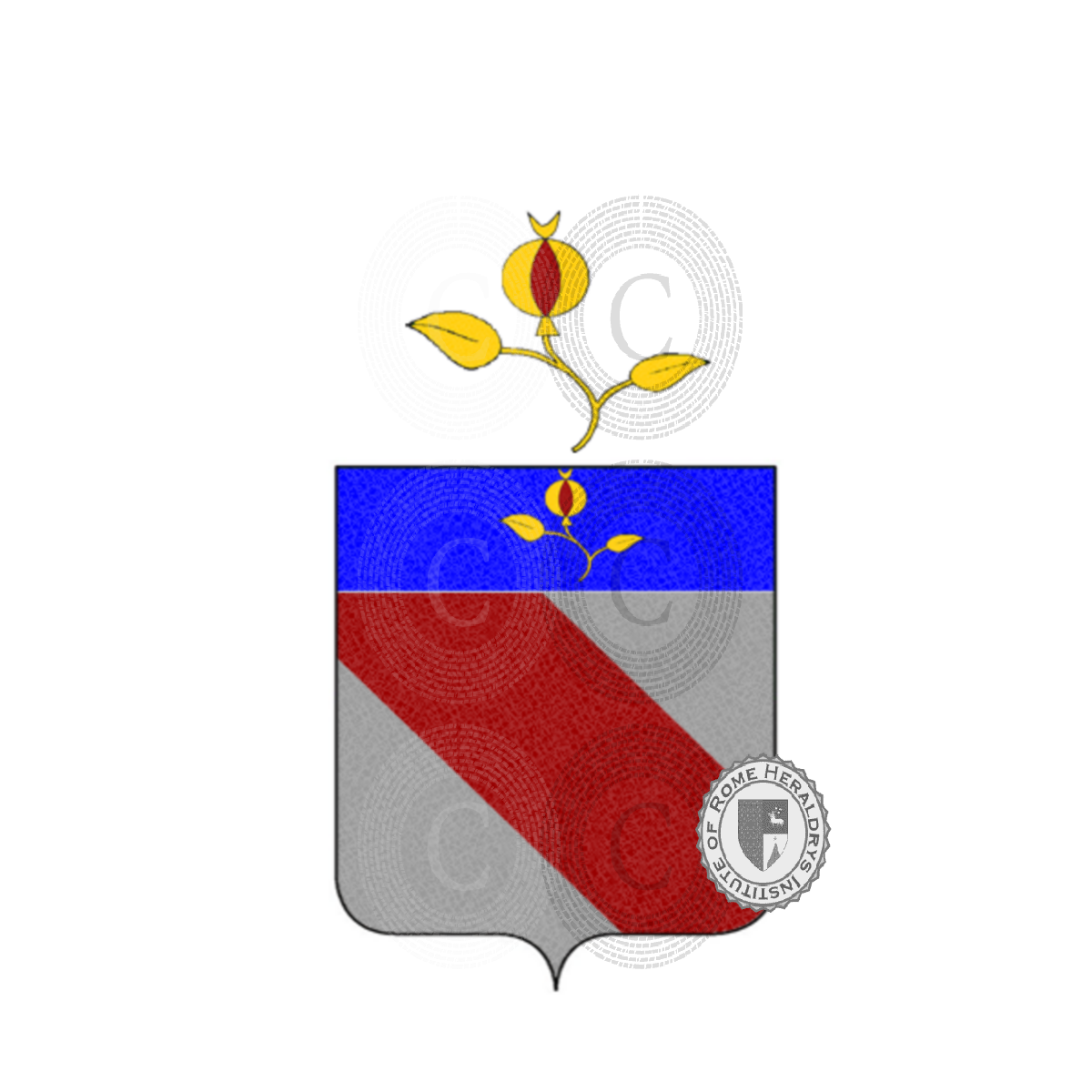 Wappen der Familievercellino        