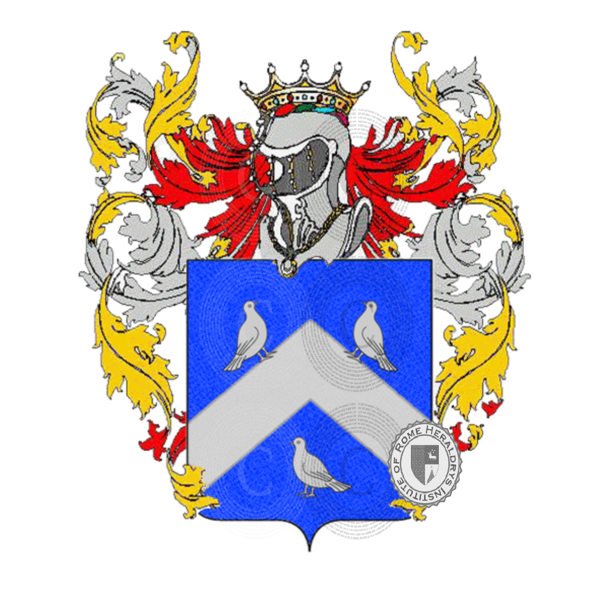 Coat of arms of familyazzarelli    