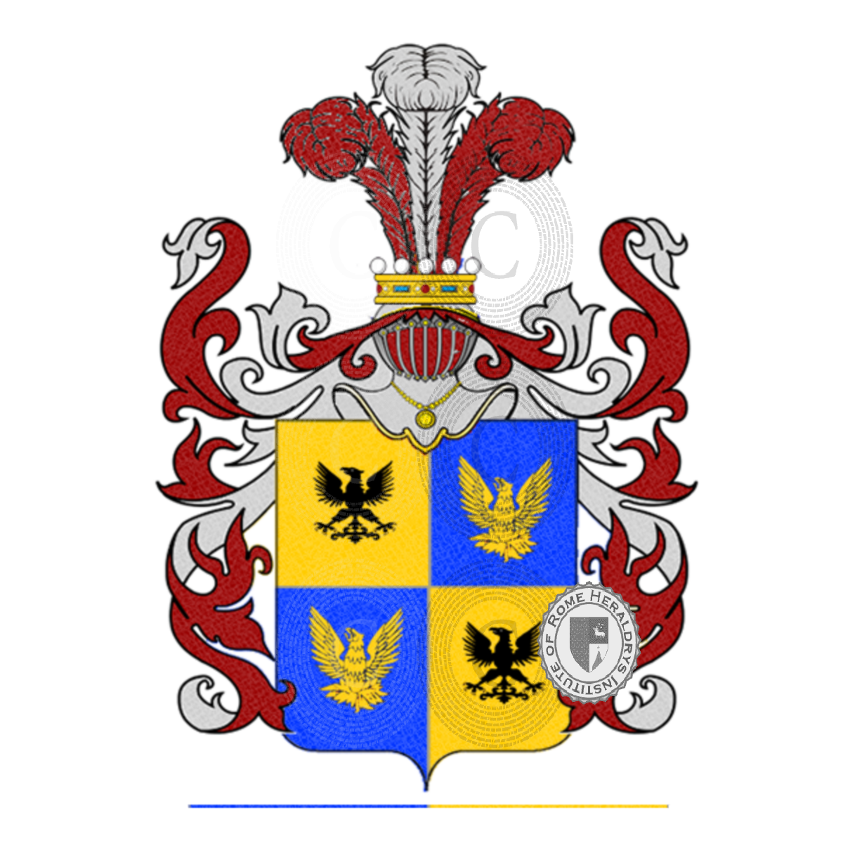 Wappen der Familiebartolini    