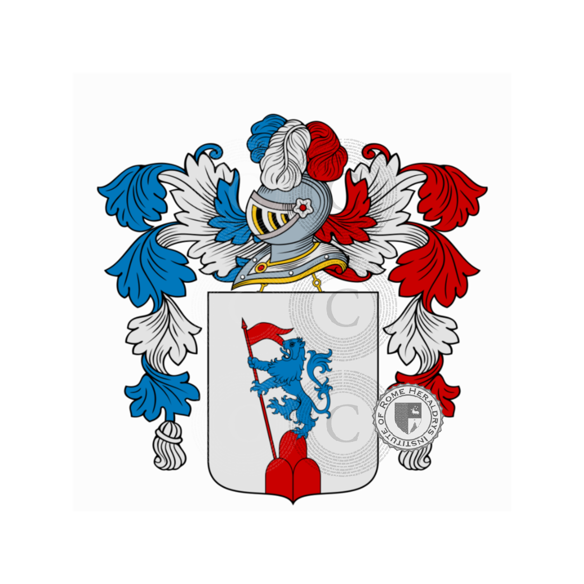 Escudo de la familiaNelli, dal Muzello,de Ghetti,di Nelli,di Nello,Dinelli,Nelli del Drago