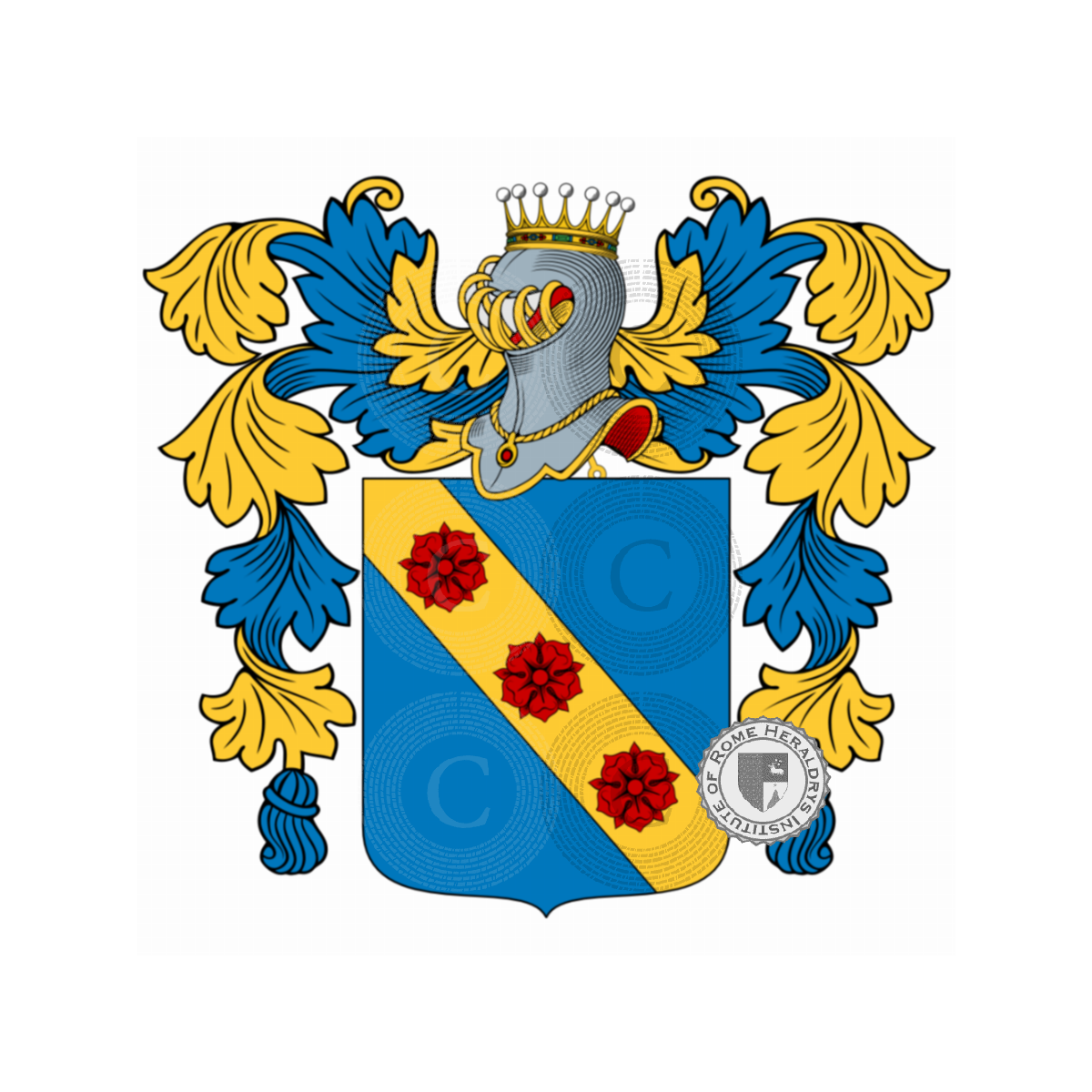 Wappen der Familiela Rosa, de la Rosa