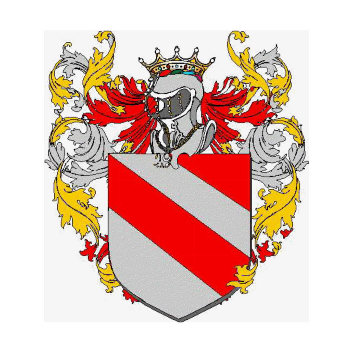 Coat of arms of family, de Vallotti