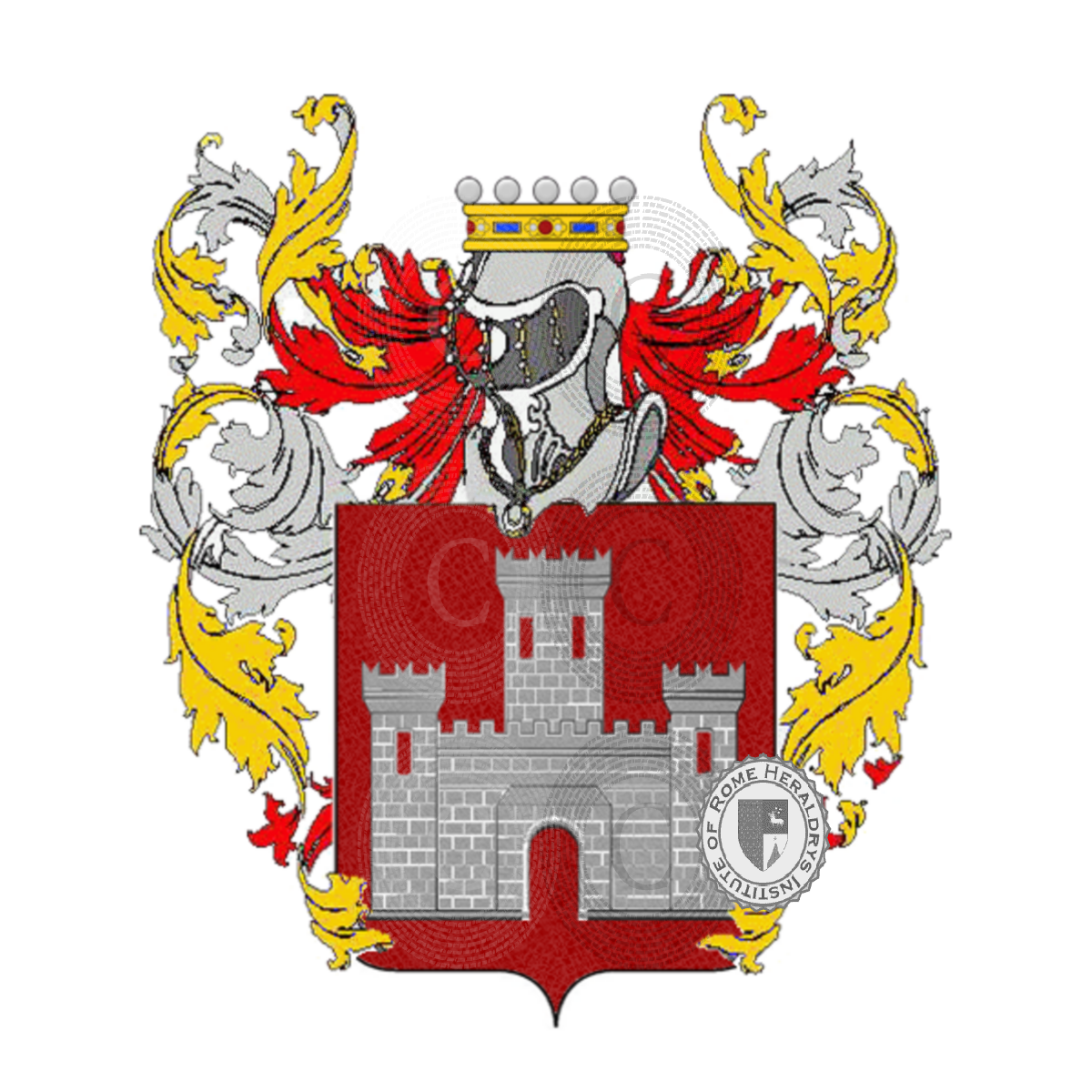 Wappen der Familievimercati    