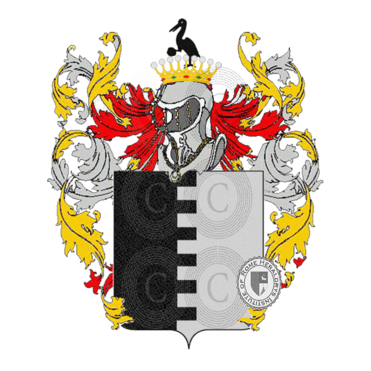Coat of arms of familycattaneo    
