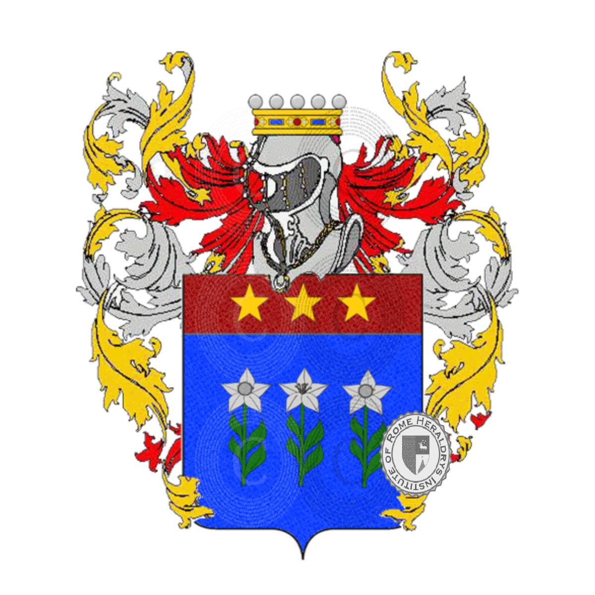 Wappen der FamilieGitton, Gitton de La Ribellerie