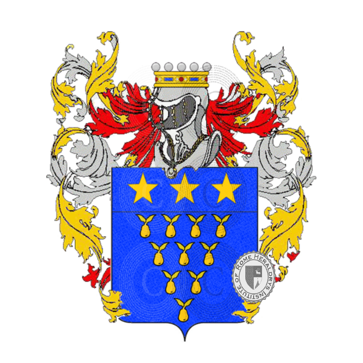 Coat of arms of familypirotta    