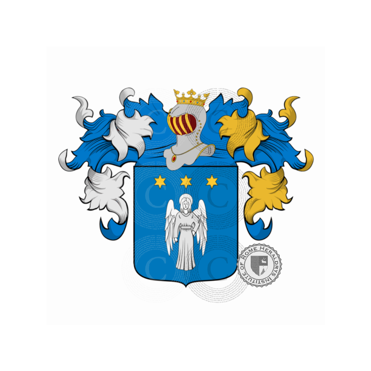 Coat of arms of familyAngelini, Angelina,Angellini,Martinelli