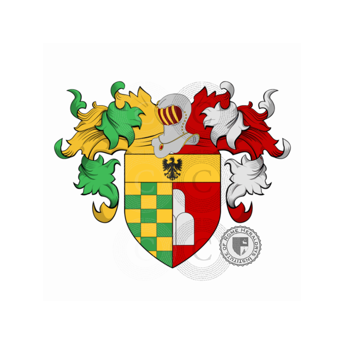 Coat of arms of familySanti, da Pozzolatico,de Sanctis,di Santo,Sante,Santi dalle Capanne,Santo