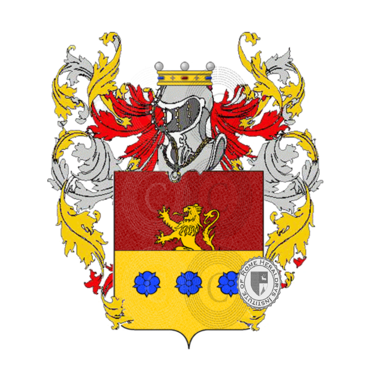Coat of arms of familypognani    