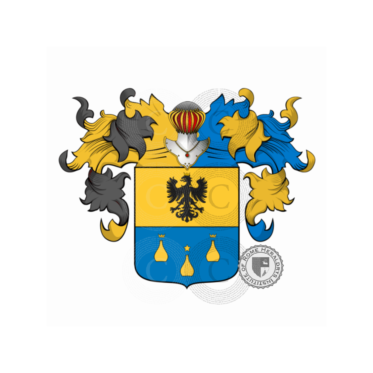 Wappen der Familiede Regibus, Fossati de Regibus