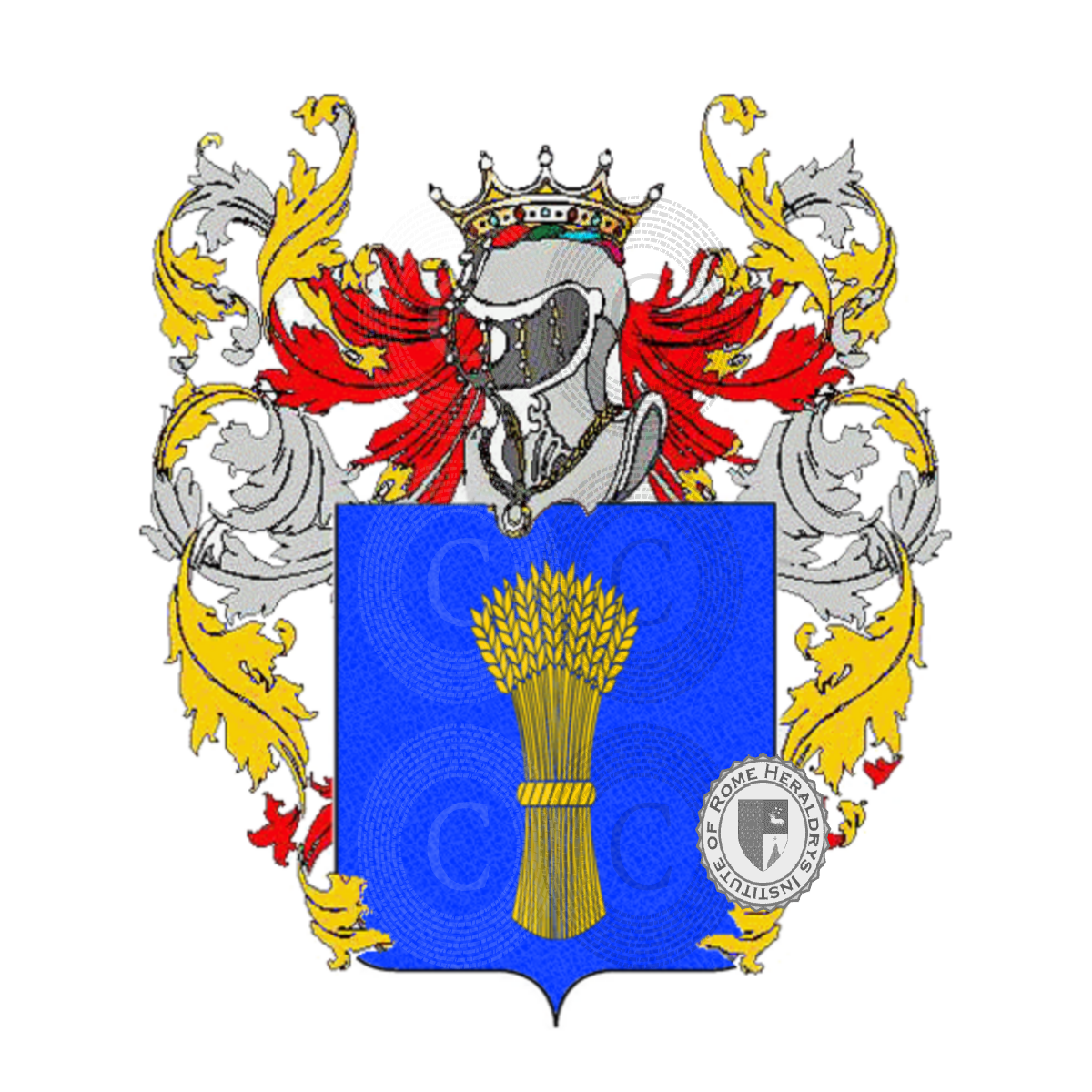 Coat of arms of familyparagnani            