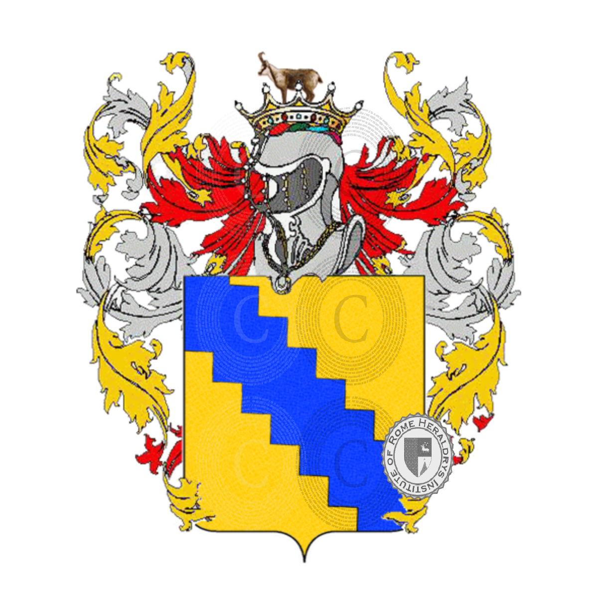 Coat of arms of familyscarrone    