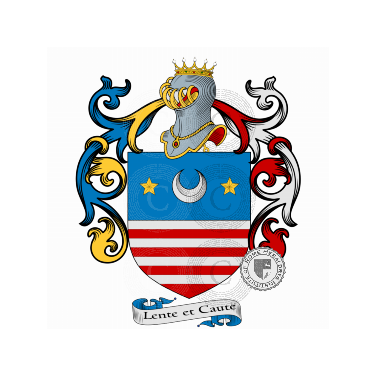 Coat of arms of familyMosca, Mosca de' Mettoni,Mosca San Martino,Moschi