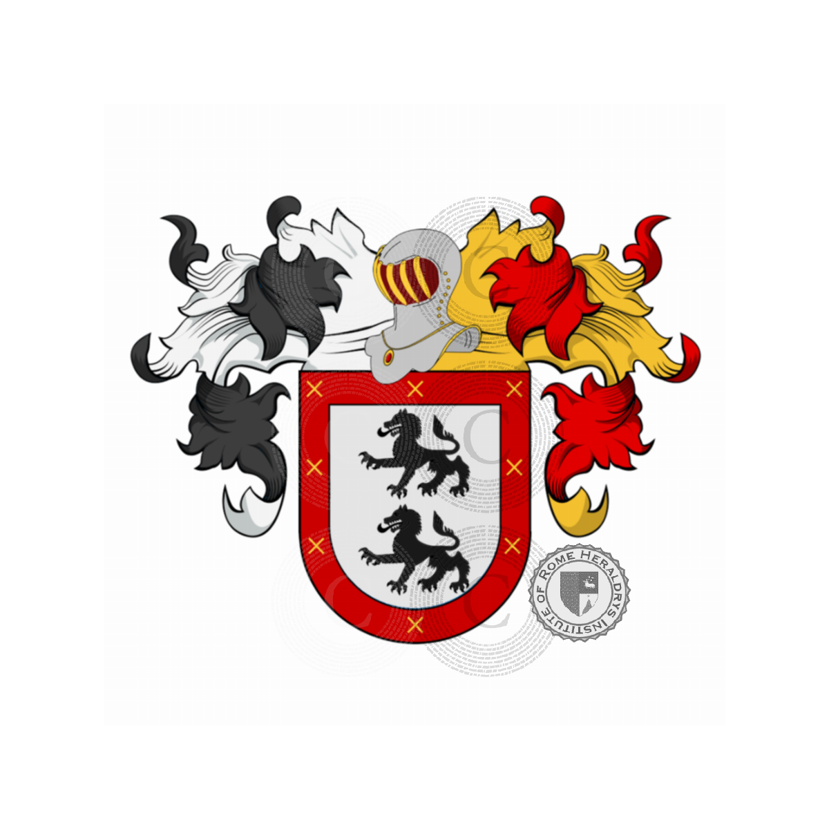 Coat of arms of familyArnes o Arnese