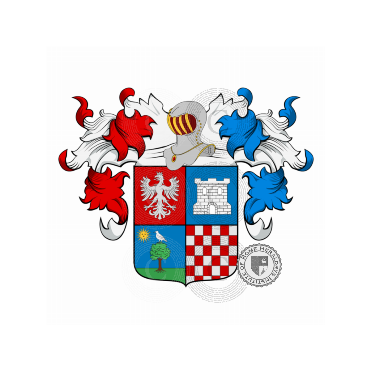 Escudo de la familiaAlessi, Alesso,d'Alessio,Nalessi,Nalesso