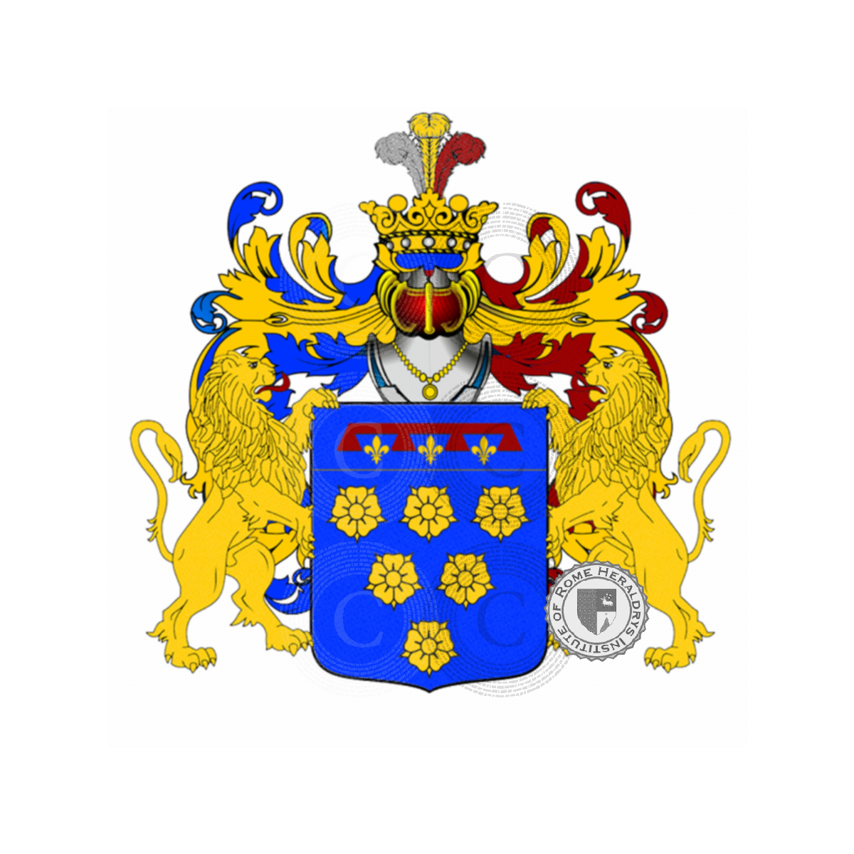 Wappen der FamilieLatini, Ratini